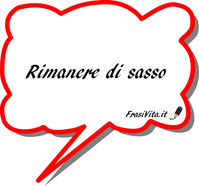 Rimanere di sasso